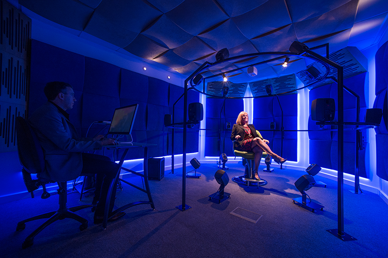 The Audorama™ – real world acoustic simulator to immerse someone in 3D sound
