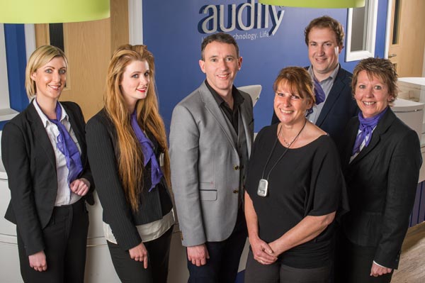 Photograph of the team at Audify®|Exeter