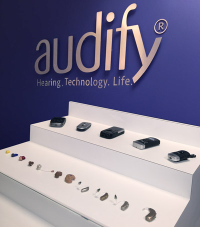 Models and styles of hearing devices at Audify® Exeter